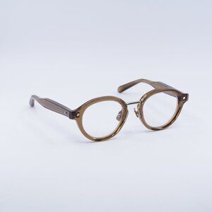 Valentino V-ESSENTIAL-IV VLX-132D AF Eyeglasses Brown 46mm Round Frame